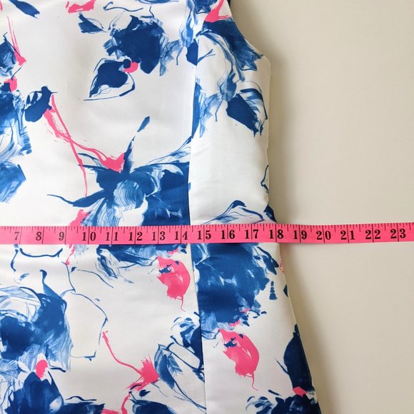 Cynthia Steffe Classic Summery Lined Dress with Zipper Size 10 - Picture 17 of 17